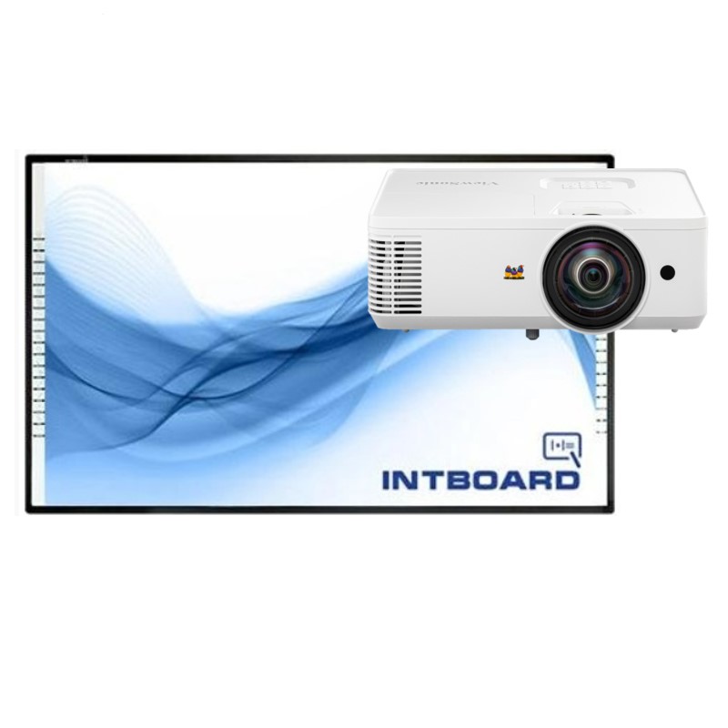 Інтерактивна дошка Intboard UT-TBI92X та короткофокусний проєктор ViewSonic (PS502W)